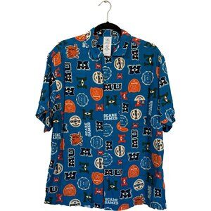 Disney Monsters University Button Up Shirt - Large